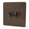 2 Gang Retractive Toggle Switch