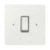 1 Gang 10 Amp 2 Way Light Switch : White Trim Elite Paintable Light Switch