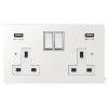 More information on the Elite Paintable Elite Paintable Plug Socket with USB Charging