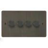 4 Gang 400W 2 Way Dimmer (Mains and Low Voltage)