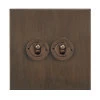 More information on the Executive Square Cocoa Bronze Executive Square Intermediate Toggle Switch and Toggle Switch Combination
