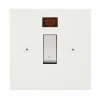 20 Amp Double Pole Switch : White Trim Elite Square Paintable 20 Amp Switch