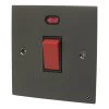 Executive Square Old Bronze Cooker (45 Amp Double Pole) Switch - 1