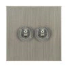 More information on the Executive Square Satin Nickel Executive Square Intermediate Toggle Switch and Toggle Switch Combination