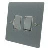 Elite Flat Satin Chrome Switched Fused Spur - 1