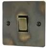 1 Gang 10 Amp 2 Way Light Switch - Antique Switch *New* Flat Vintage Aged Light Switch
