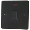 Flat Vintage Hammered Black 20 Amp Switch - 1