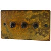 Flat Vintage Rust Toggle (Dolly) Switch - 2