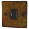 13 Amp Unswitched Fused Spur : Black Trim Flat Vintage Rust Unswitched Fused Spur