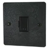 13 Amp Unswitched Fused Spur : Black Trim Flat Vintage Slate Unswitched Fused Spur