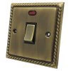 1 Gang - Used for heating and water heating circuits. Switches both live and neutral poles