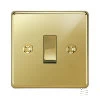 1 Gang 20 Amp Intermediate Light Switches Grandura Unlacquered Brass Intermediate Light Switch
