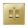 More information on the Grandura Unlacquered Brass Grandura Intermediate Switch and Light Switch Combination