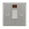 45 Amp Cooker Switch Small with Neon : White Trim