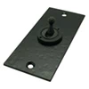 Hand Forged Hammered Black Architrave Toggle Switches - 1