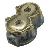 Hercules Brass / Aluminium Intermediate Switch and Light Switch Combination - 3