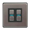 2 Gang Smart Dimmer | Light Switch (UK) (Smart Series) 