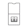 2 Gang Satellite Socket : Black Trim Recessed Floor Sockets Matt Black Floor Satellite Socket