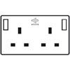More information on the Ultra Square Old Bronze Ultra Square Plug Socket with USB Charging