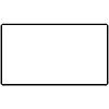 2 Gang - Double sized plain backing off plate : White Trim