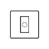 Retrofit Time Lag Switch - Non Illuminated : White Trim Screwless Supreme Bronze Time Lag Staircase Switch