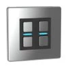 2 Gang Smart Dimmer | Light Switch (UK) (Smart Series) 