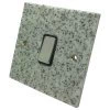 Light Granite / Polished Stainless Light Switch - 1