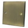 More information on the Low Profile Antique Brass Low Profile Blank Plate