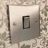 Low Profile Polished Chrome Retractive Centre Off Switch - 2