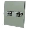 Low Profile Polished Chrome Intelligent Dimmer - 1