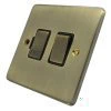 More information on the Low Profile Rounded Antique Brass Low Profile Rounded Switched Fused Spur