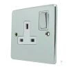 More information on the Low Profile Rounded Polished Chrome Low Profile Rounded Switched Plug Socket