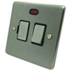 Low Profile Rounded Satin Chrome Switched Fused Spur - 1