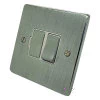 Low Profile Rounded Satin Chrome Switched Fused Spur - 2