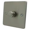 More information on the Low Profile Rounded Satin Nickel  Low Profile Rounded Push Light Switch