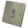 More information on the Low Profile Rounded Satin Nickel  Low Profile Rounded Retractive Centre Off Switch