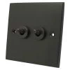 Low Profile Silk Bronze Toggle (Dolly) Switch - 1