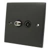 More information on the Low Profile Silk Bronze Low Profile TV and SKY Socket