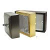 Metal Clad Satin Chrome Surface Mount Boxes (Wall Boxes) - 1