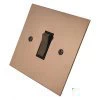 1 Gang 10 Amp 2 Way Light Switch - Copper Rocker Natural Elements Polished Copper Light Switch