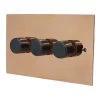 Natural Elements Polished Copper Toggle (Dolly) Switch - 1