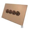 Natural Elements Polished Copper Toggle (Dolly) Switch - 3