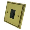Palladian Polished Brass Intermediate Light Switch - 1
