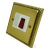 Palladian Polished Brass Switched Fused Spur - 2