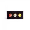3 RCA Phono (Red | White | Yellow) Socket Module : Black.