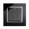 Crystal Black Glass with Chrome Trim Pulse | Retractive Switch - 2