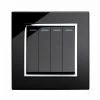 Crystal Black Glass with Chrome Trim Pulse | Retractive Switch - 3
