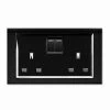 More information on the Crystal Black Glass with Chrome Trim RetroTouch Crystal Switched Plug Socket