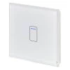 1 Gang Touch Intermediate Light Switch Crystal White Glass Touch Intermediate Light Switch