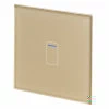 1 Gang Touch Intermediate Light Switch Crystal Brass Glass Touch Intermediate Light Switch